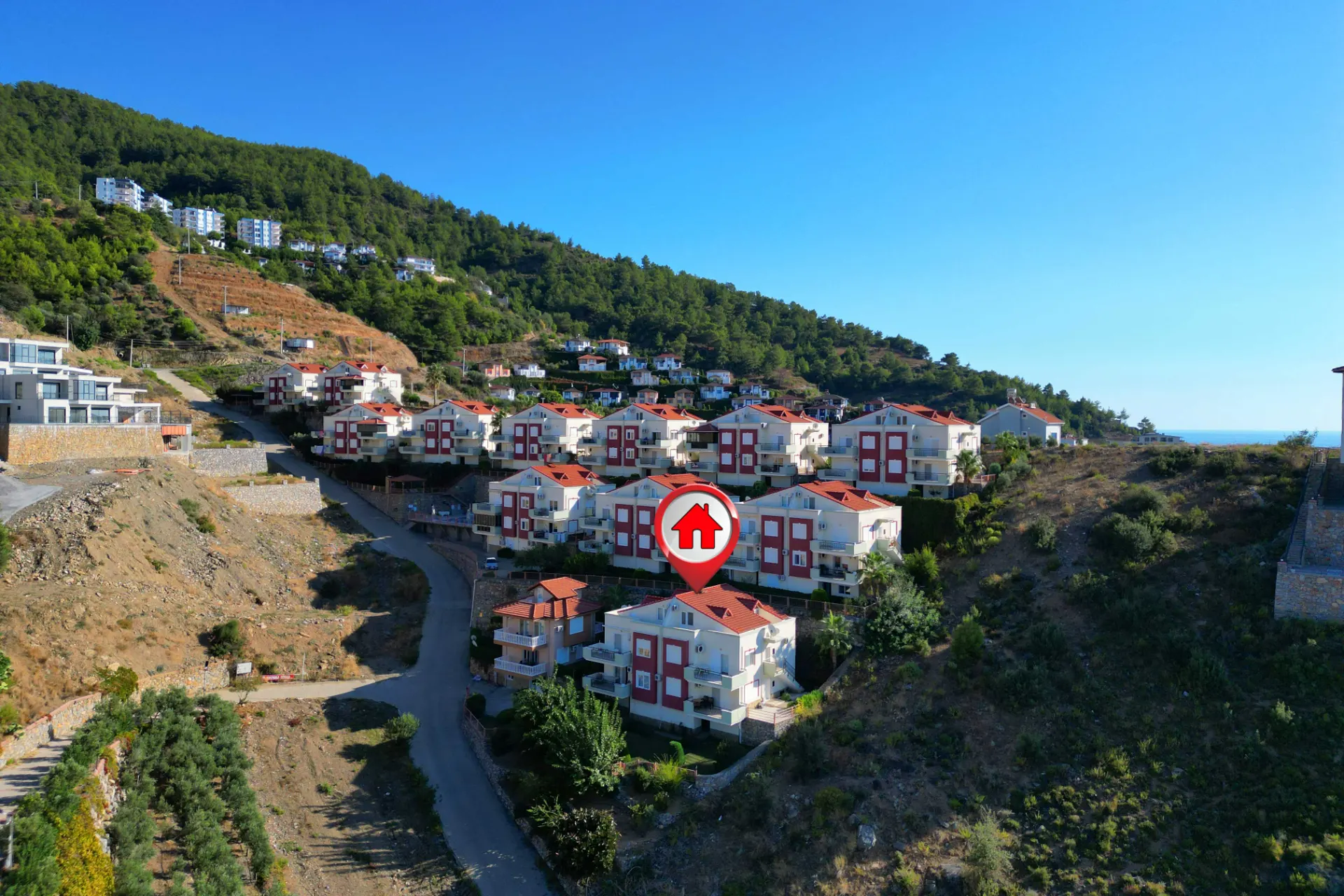 Gazipaşa Orchard View sitesi'nde bahçeli satılık 2+1 daire