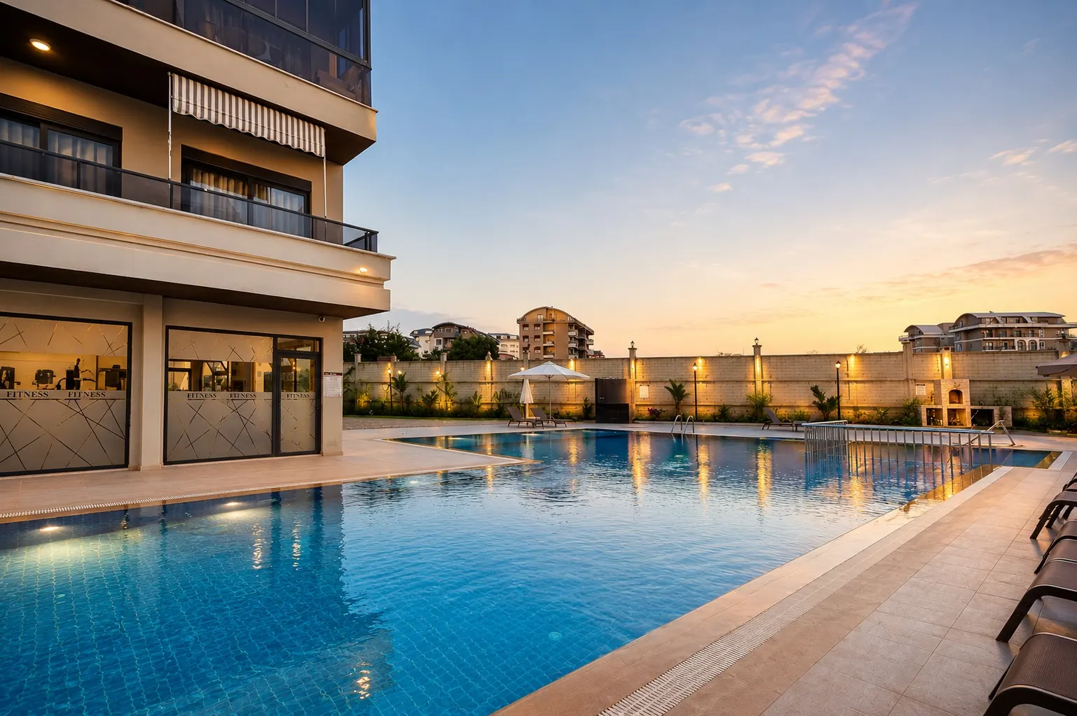 Antalya Alanya Avsallarda Eşyalı 2+1 Site içi satılık daire