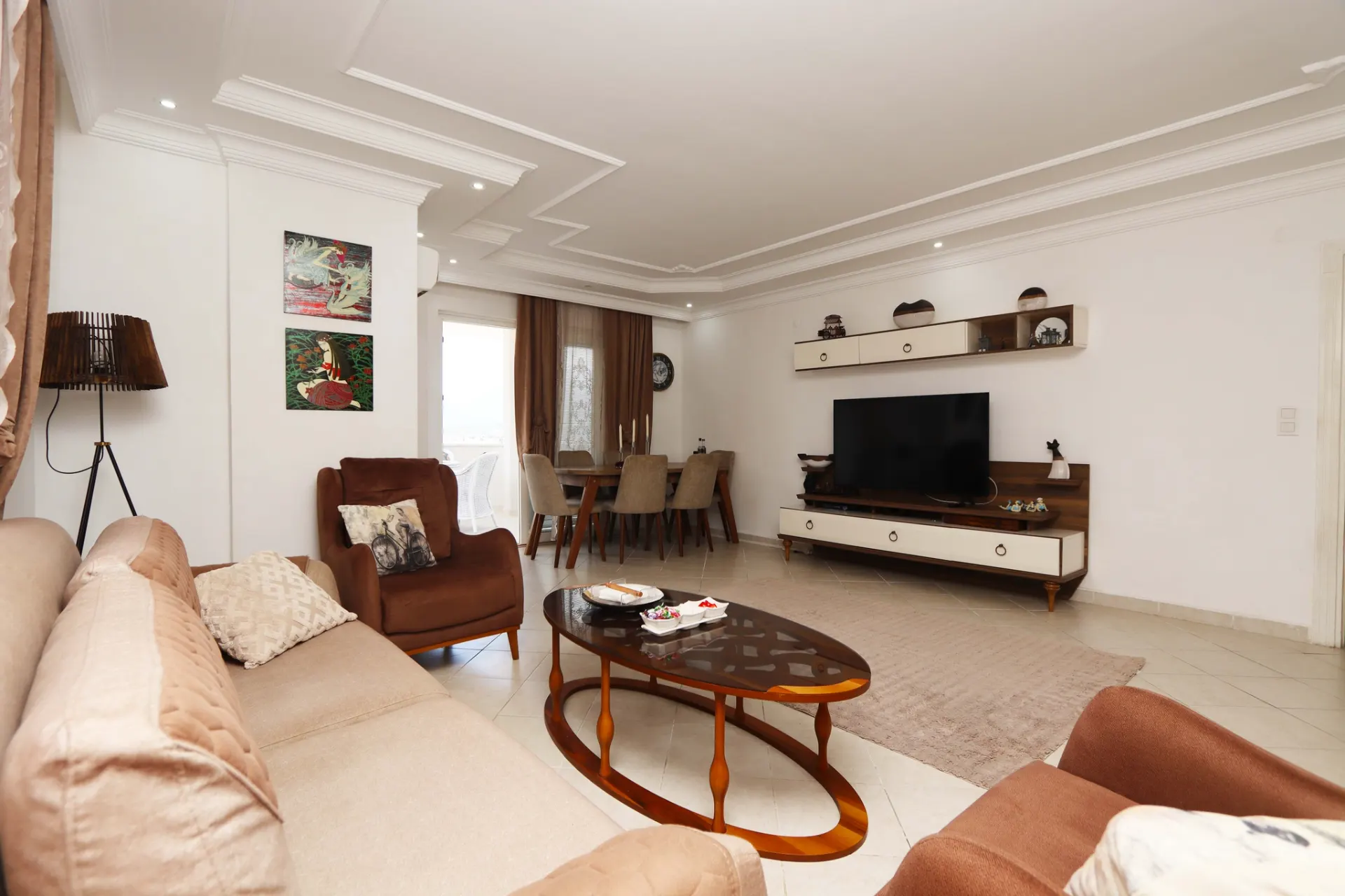 Best Home Resort'da Geniş Manzaralı Ferah Daire