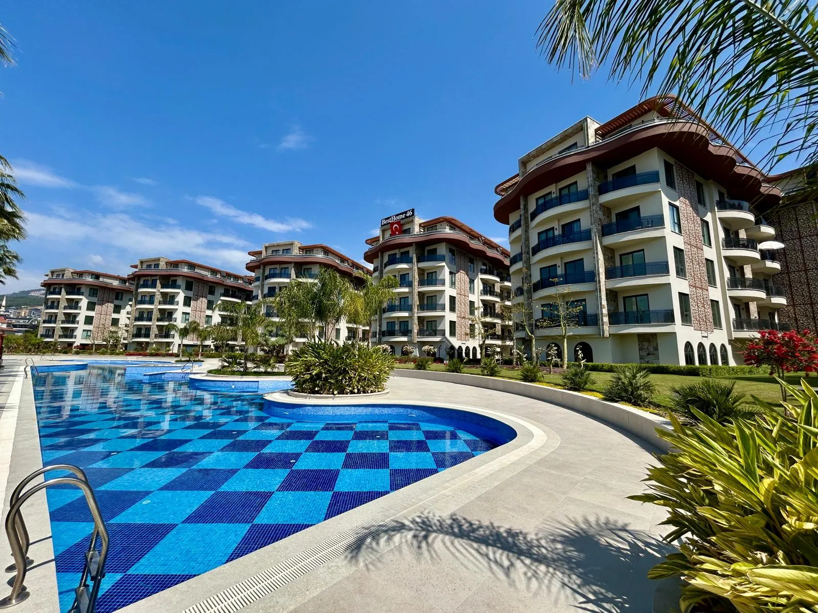 ALANYA BEST HOME 46 DA EŞYALI SATILIK 1+1 DAİRE