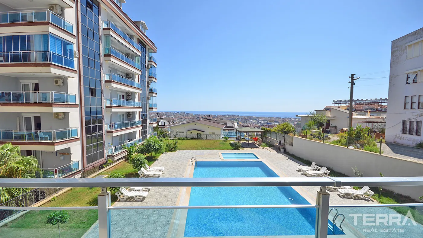 CİKCİLLİ’DE SATILIK 3+1 DENİZ MANZARALI DAİRE