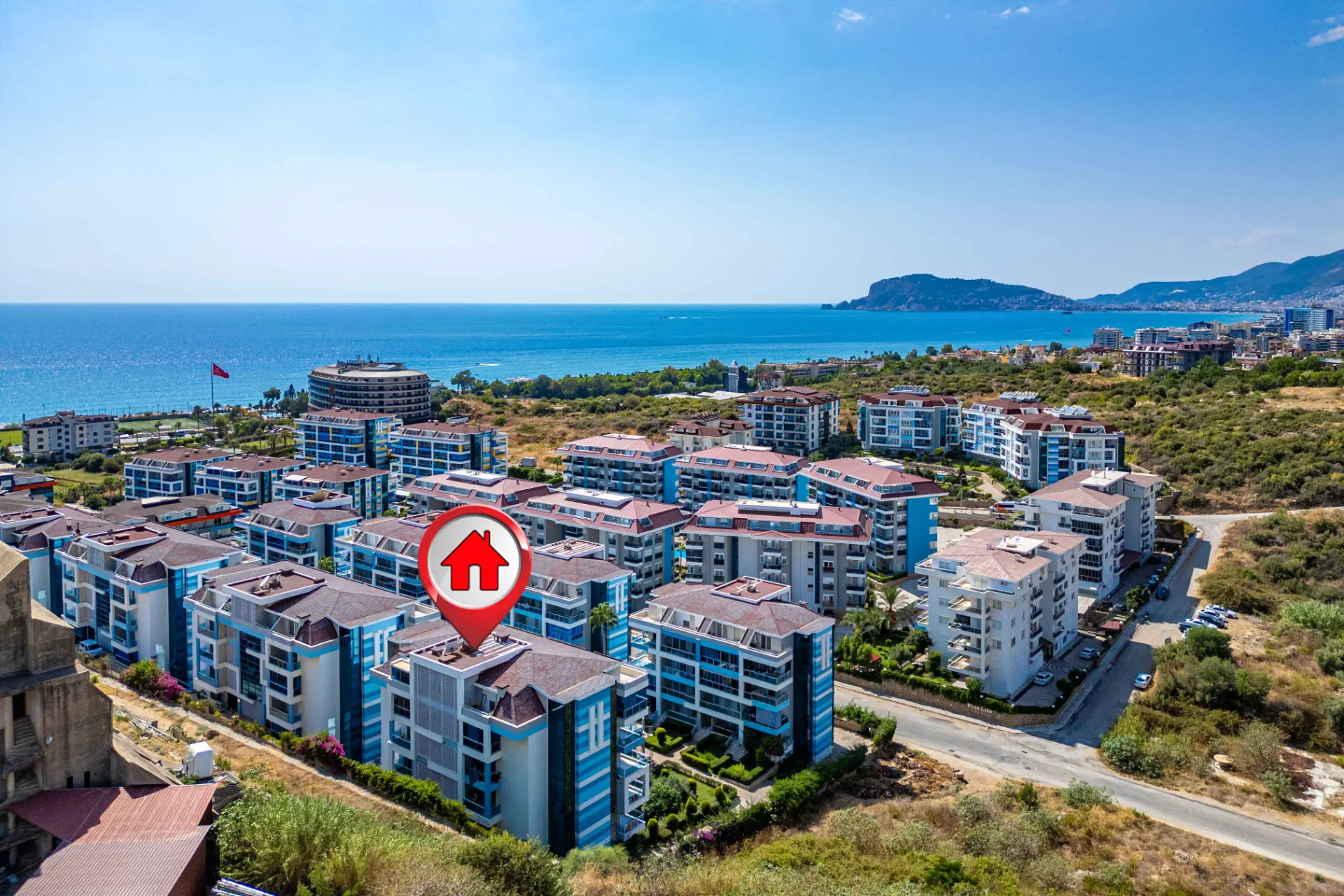 Antalya Alanya Kestel'de Satılık Lüks Daire