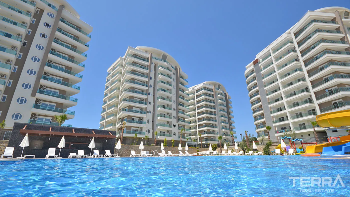 AVSALLAR CROWN CİTY'DE ÇOK UYGUN FİYATA KOMPLE EŞYALI 2+1 DAİRE