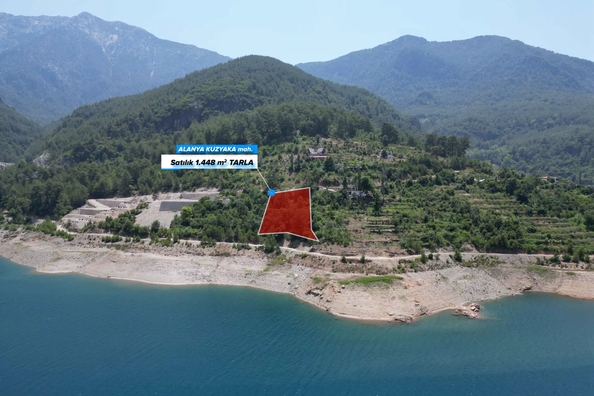 DOĞANIN KALBİ KUZYAKA KÖYÜ MUHTEŞEM KONUMDA 1.447 m²  SATILIK