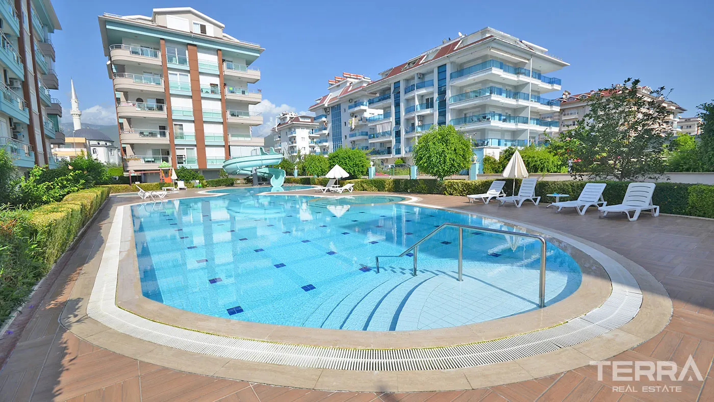 KESTEL'DE DENİZE 50 M MESAFEDE KOMPLE EŞYALI SATILIK DAİRE