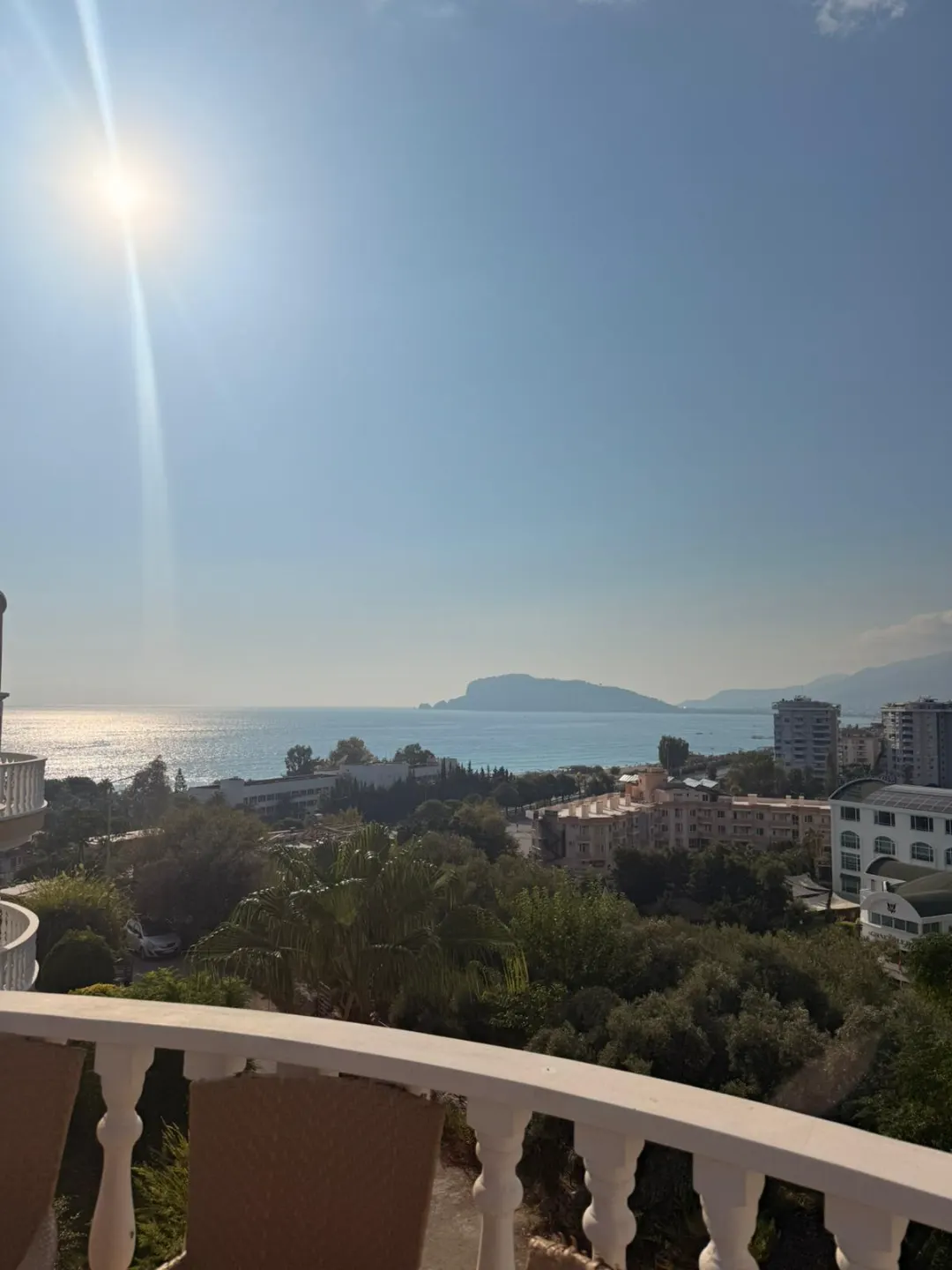 3+1 Dublex Penthouse with full Seaview and Castle View 50 m from the beach in Kestel, Alanya