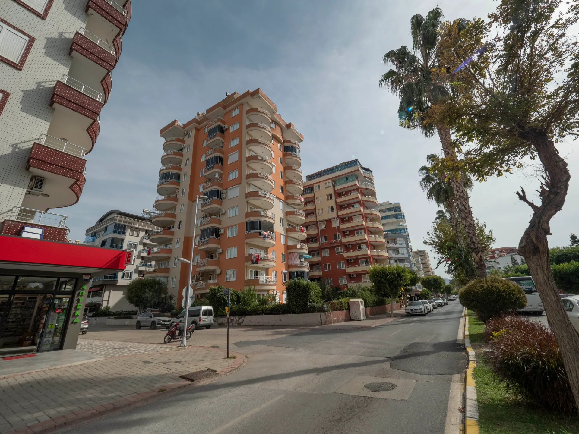 3+1 Satılık Deniz manzralı Daire Mahmutlar