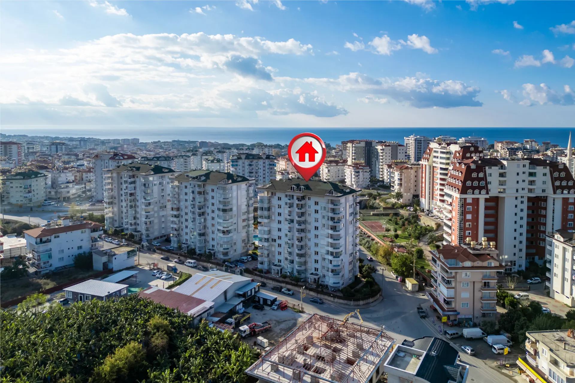 Antalya Alanya Cikcilli'de Satılık Daire