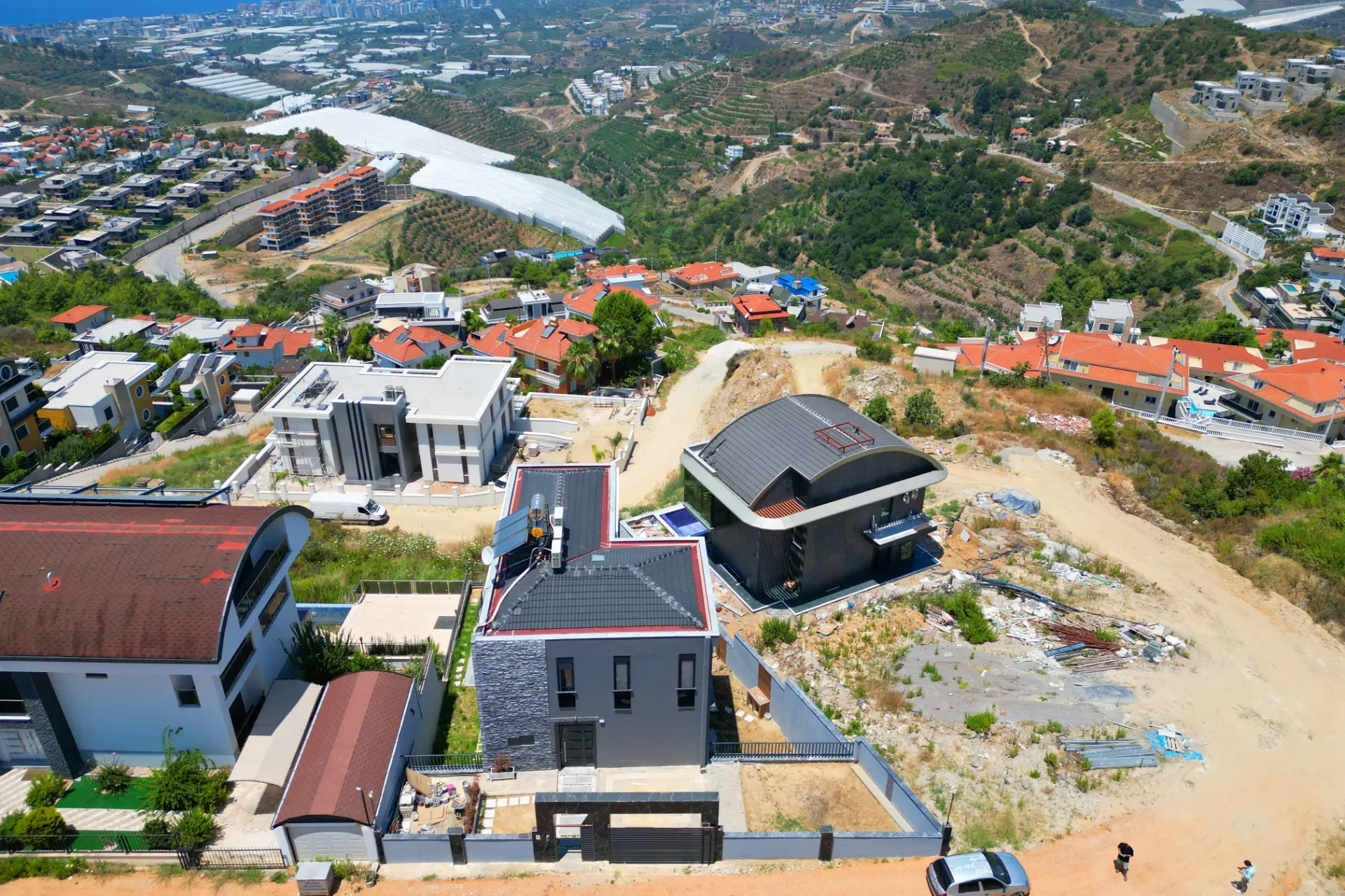 Alanya Kargıcak’ta Satılık 3+2  Deniz Manzaralı Villa