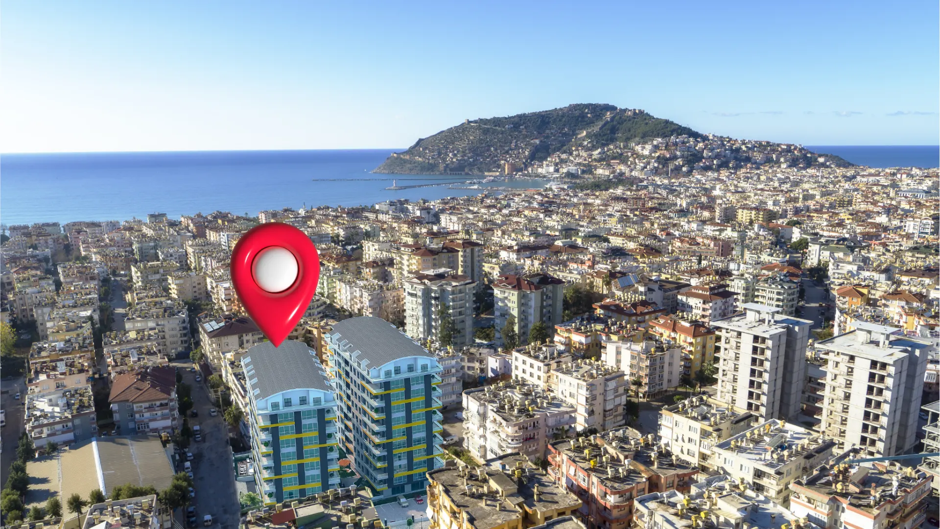 ALANYA MERKEZ'DE SİTE İÇERİSİNDE 2+1 DAİRE