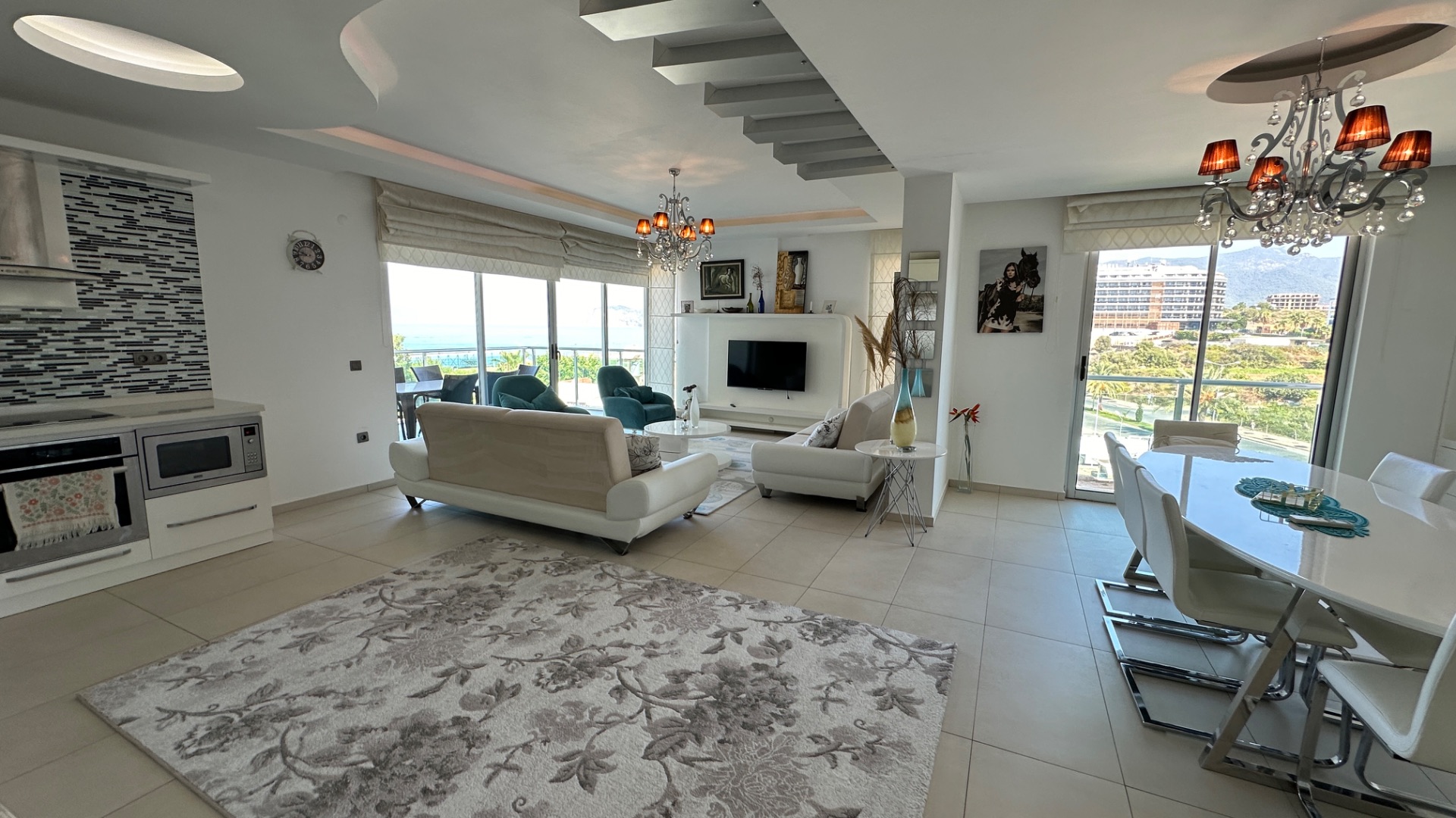 ALANYA KESTEL DENİZE SIFIR SATILIK 4+1 DUBLEKS DAİRE  FULL MAZARALI