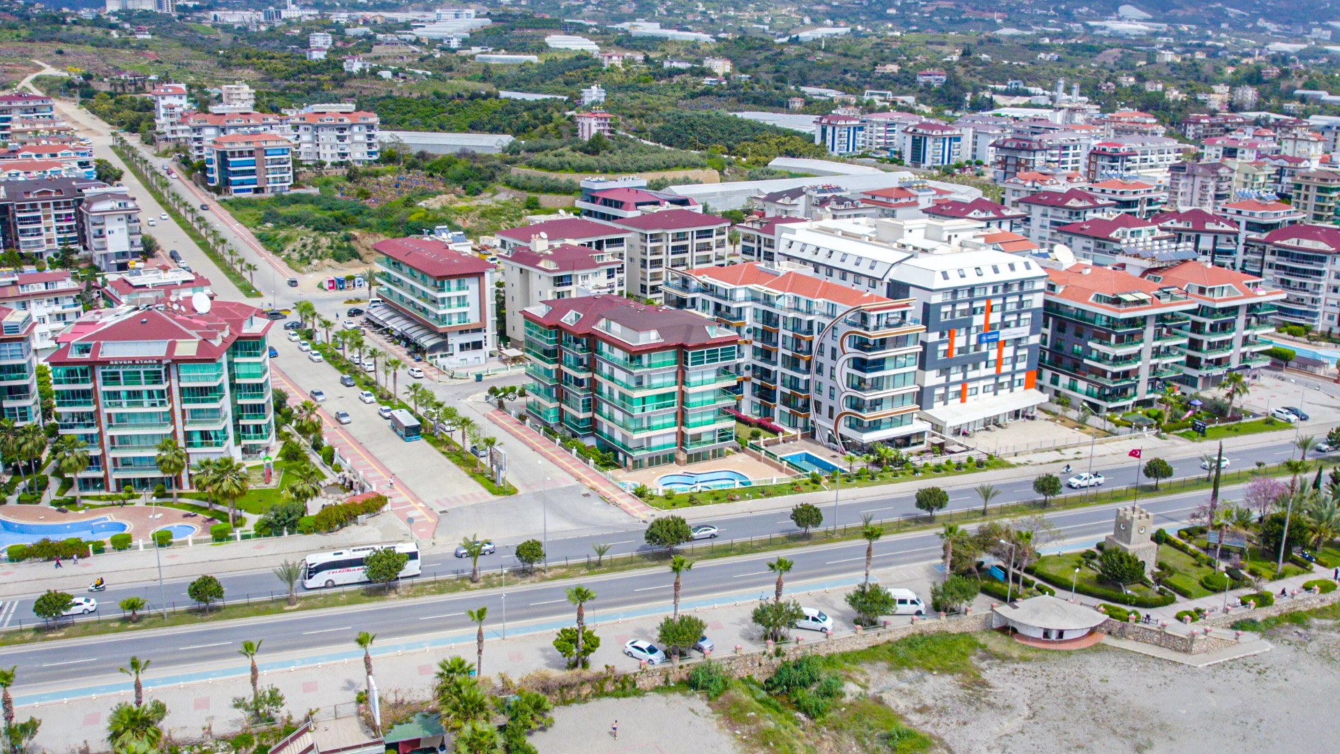 Antalya Kestel'de Denize Sıfır Satılık Dubleks Daire