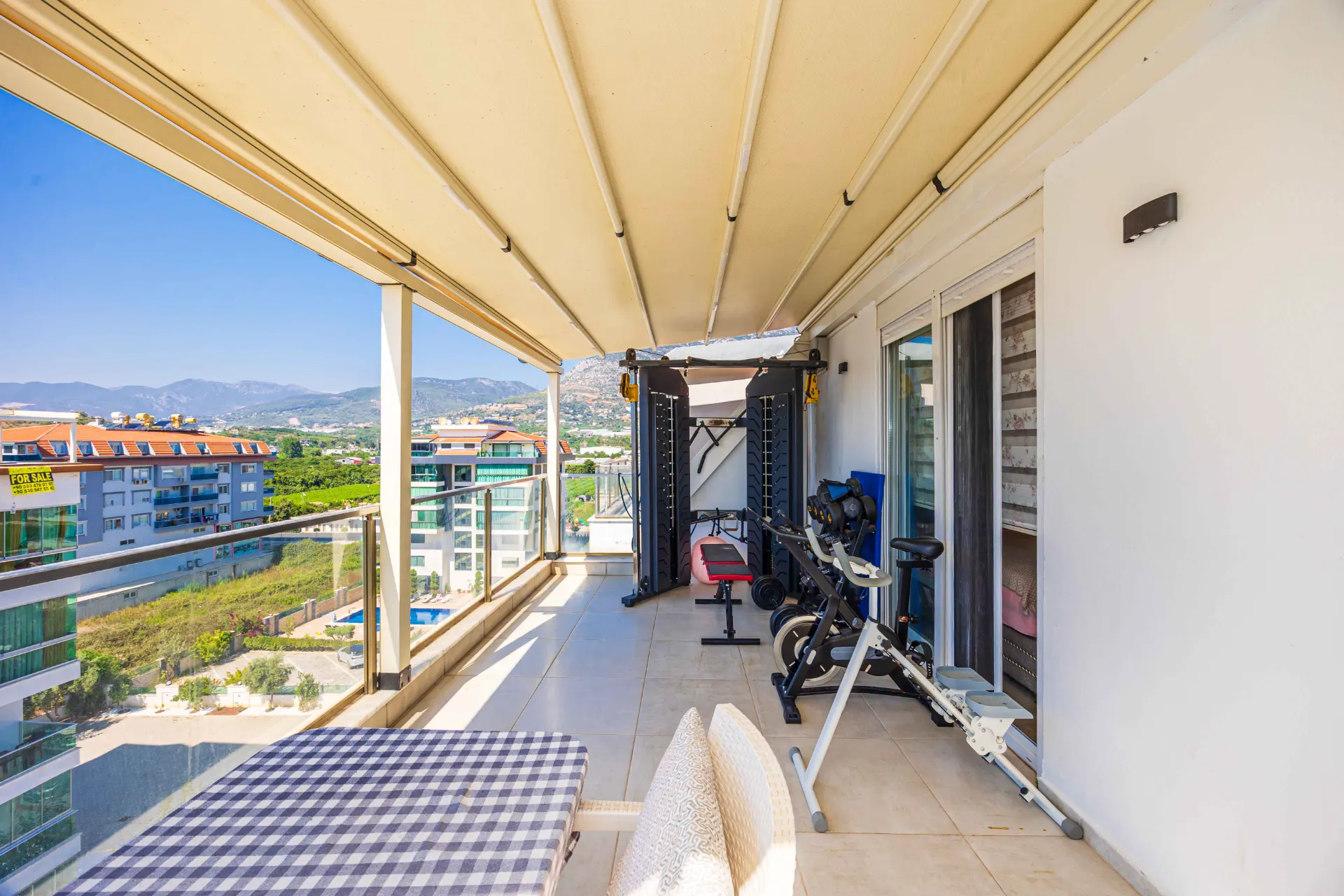Lüks 4+1 Daire Satılık Alanya Deniz Manzaralı