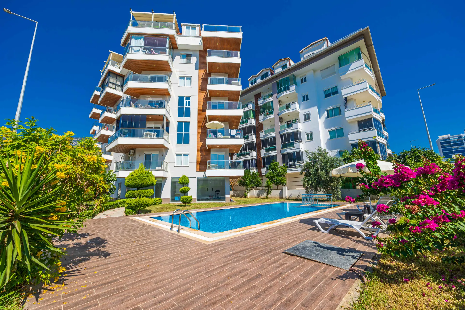 Lüks 4+1 Daire Satılık Alanya Deniz Manzaralı