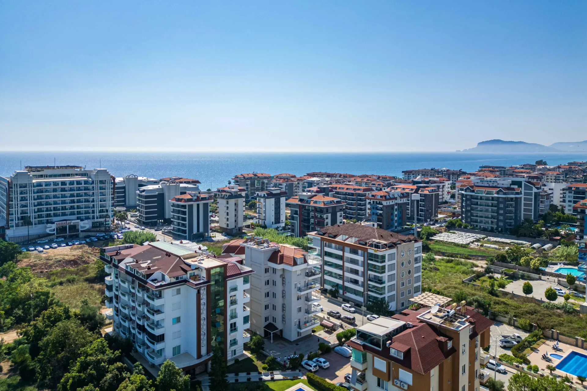 Lüks 4+1 Daire Satılık Alanya Deniz Manzaralı
