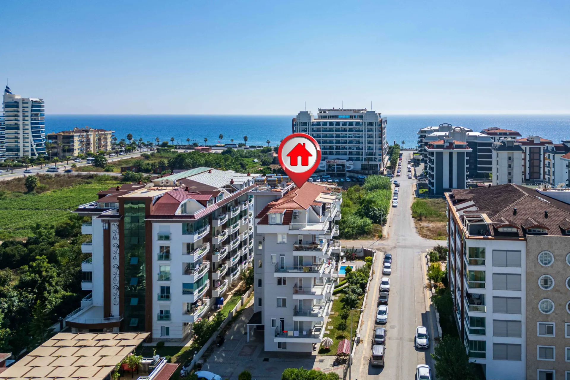 Lüks 4+1 Daire Satılık Alanya Deniz Manzaralı