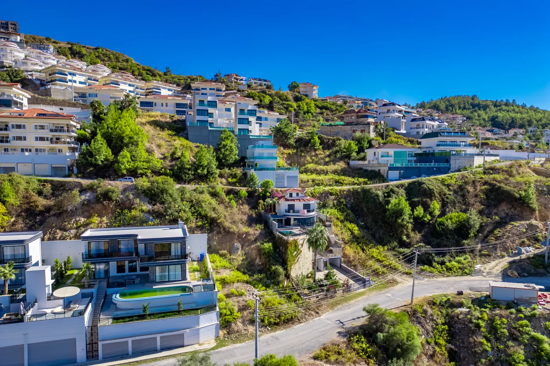 Antalya Alanya Kargıcak'ta Satılık Villa İmarlı Arsa