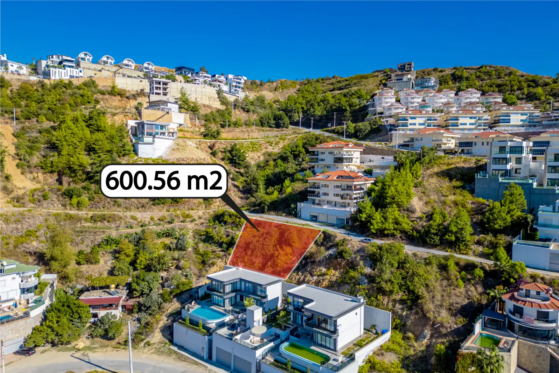 Antalya Alanya Kargıcak'ta Satılık Villa İmarlı Arsa