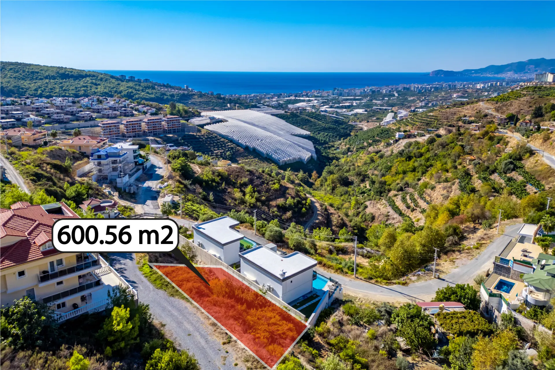 Antalya Alanya Kargıcak'ta Satılık Villa İmarlı Arsa