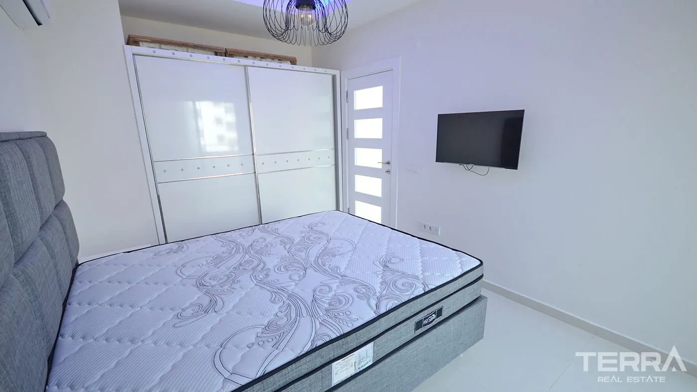 ALANYA KESTEL'DE SATILIK SAHİLE YAKIN 1+1 DAİRE