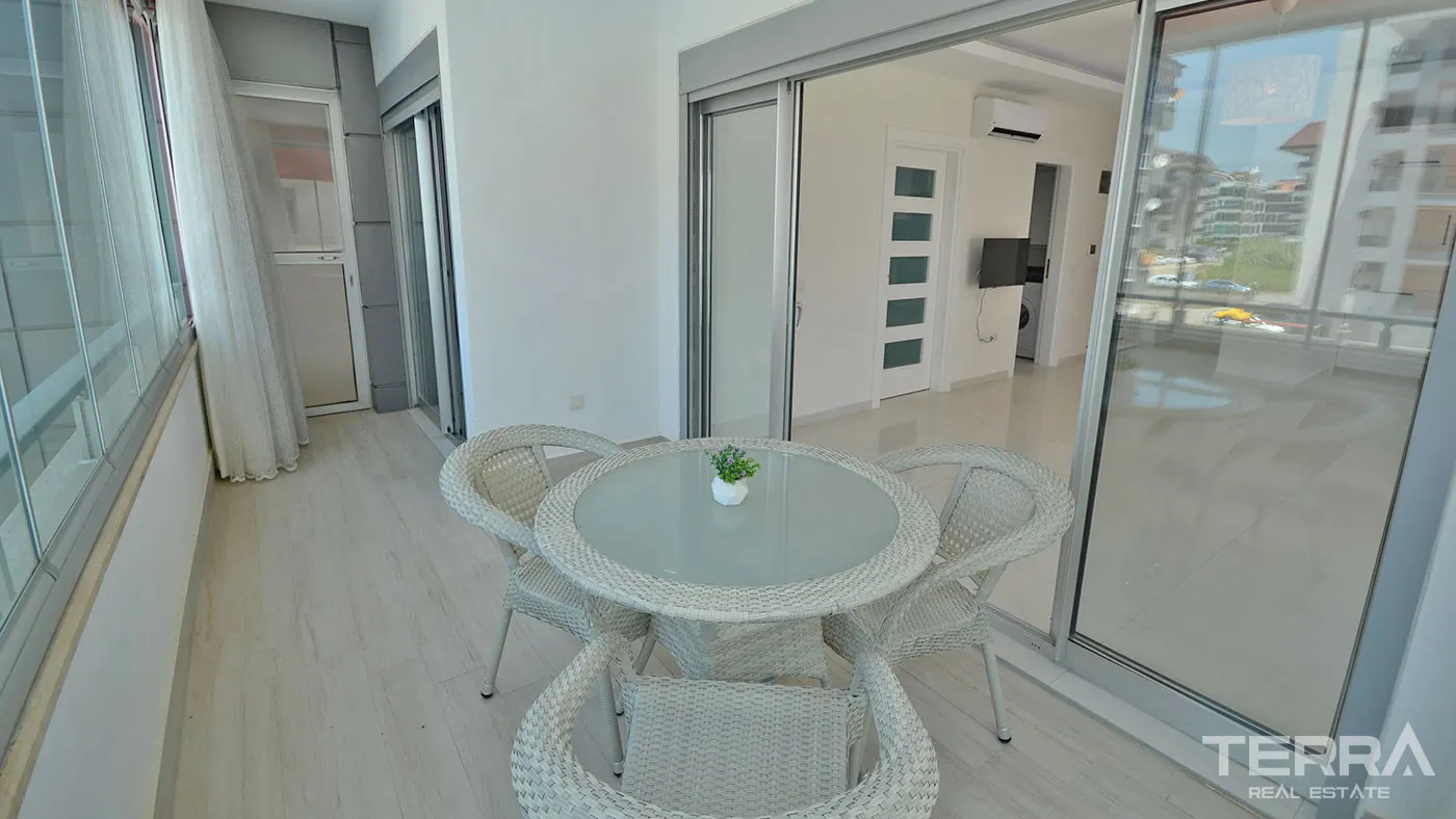 ALANYA KESTEL'DE SATILIK SAHİLE YAKIN 1+1 DAİRE