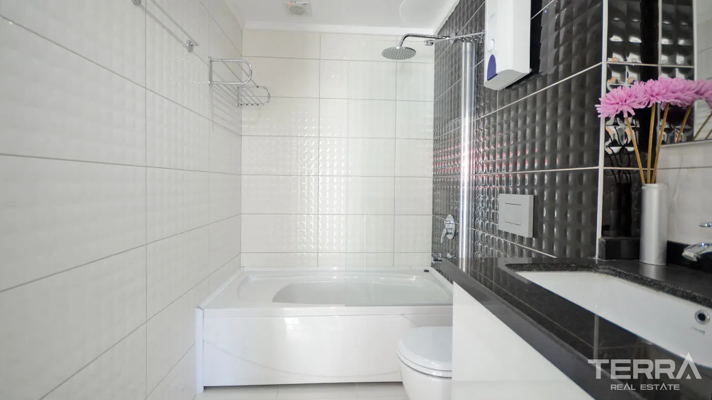 ALANYA KESTEL'DE SATILIK SAHİLE YAKIN 1+1 DAİRE