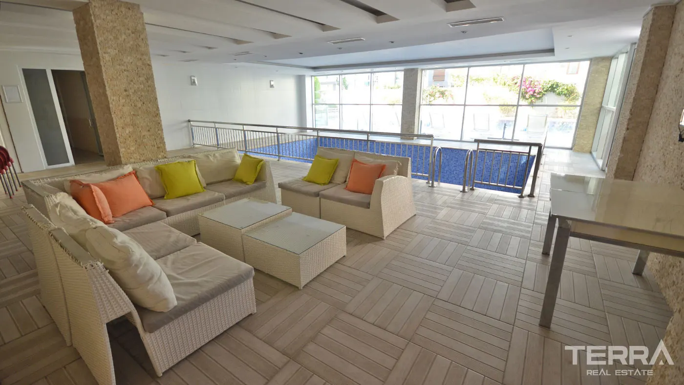 ALANYA KESTEL'DE SATILIK SAHİLE YAKIN 1+1 DAİRE