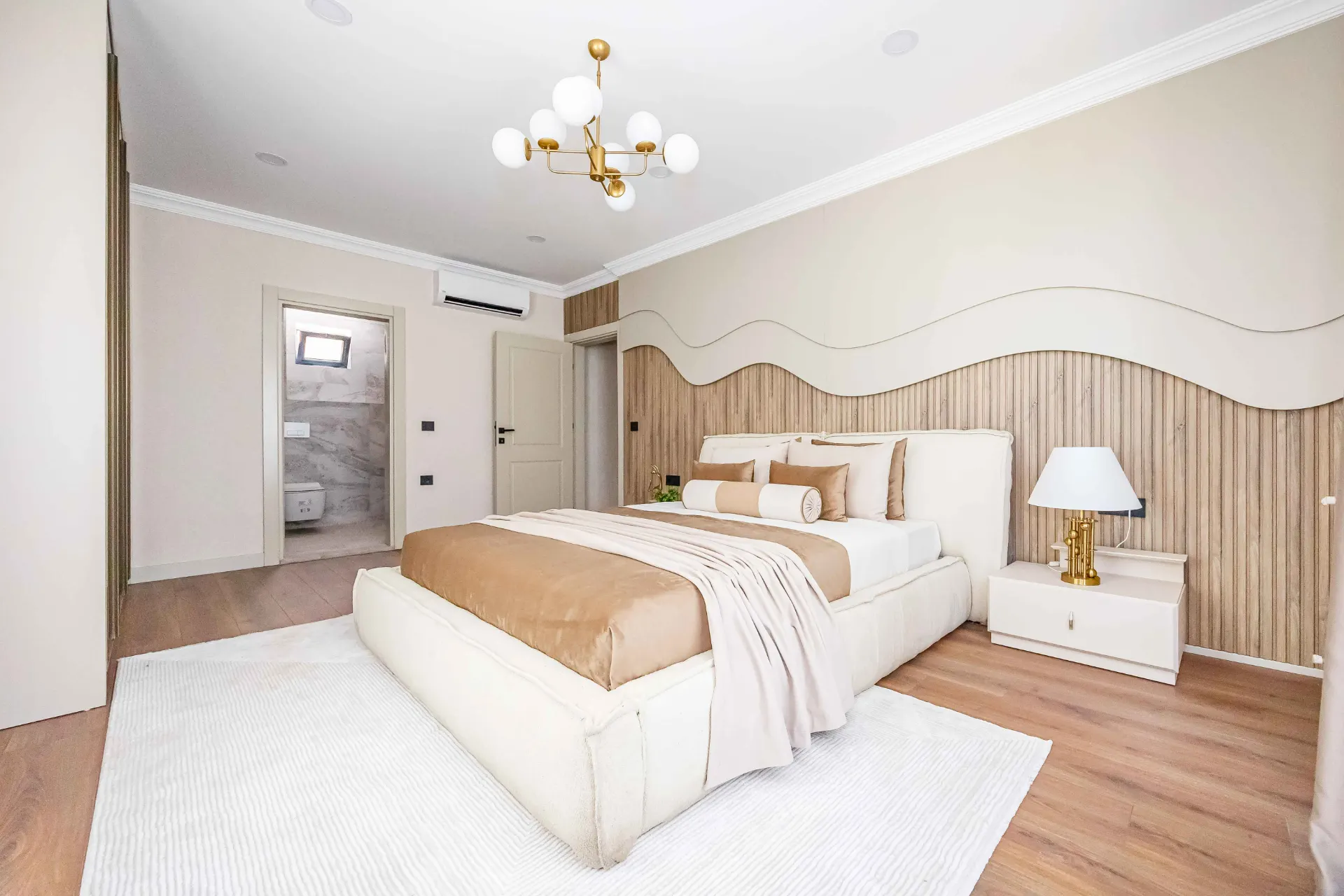 OLIMP CITY’DE ÖZEL HAVUZLU, PANORAMİK DENİZ VE DAĞ MANZARALI LÜKS 4+1 VİLLA