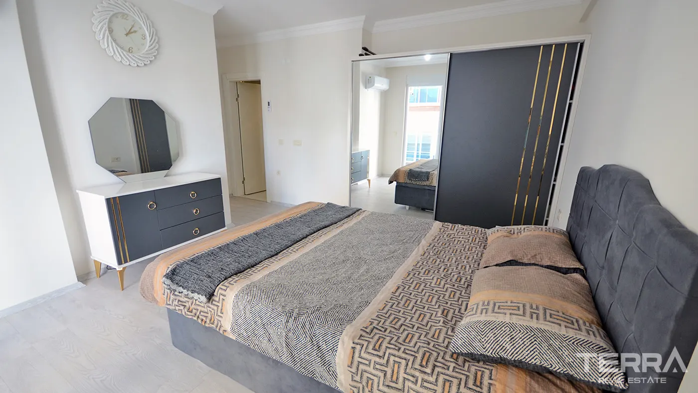 CİKCİLLİ’DE SATILIK 3+1 DENİZ MANZARALI DAİRE