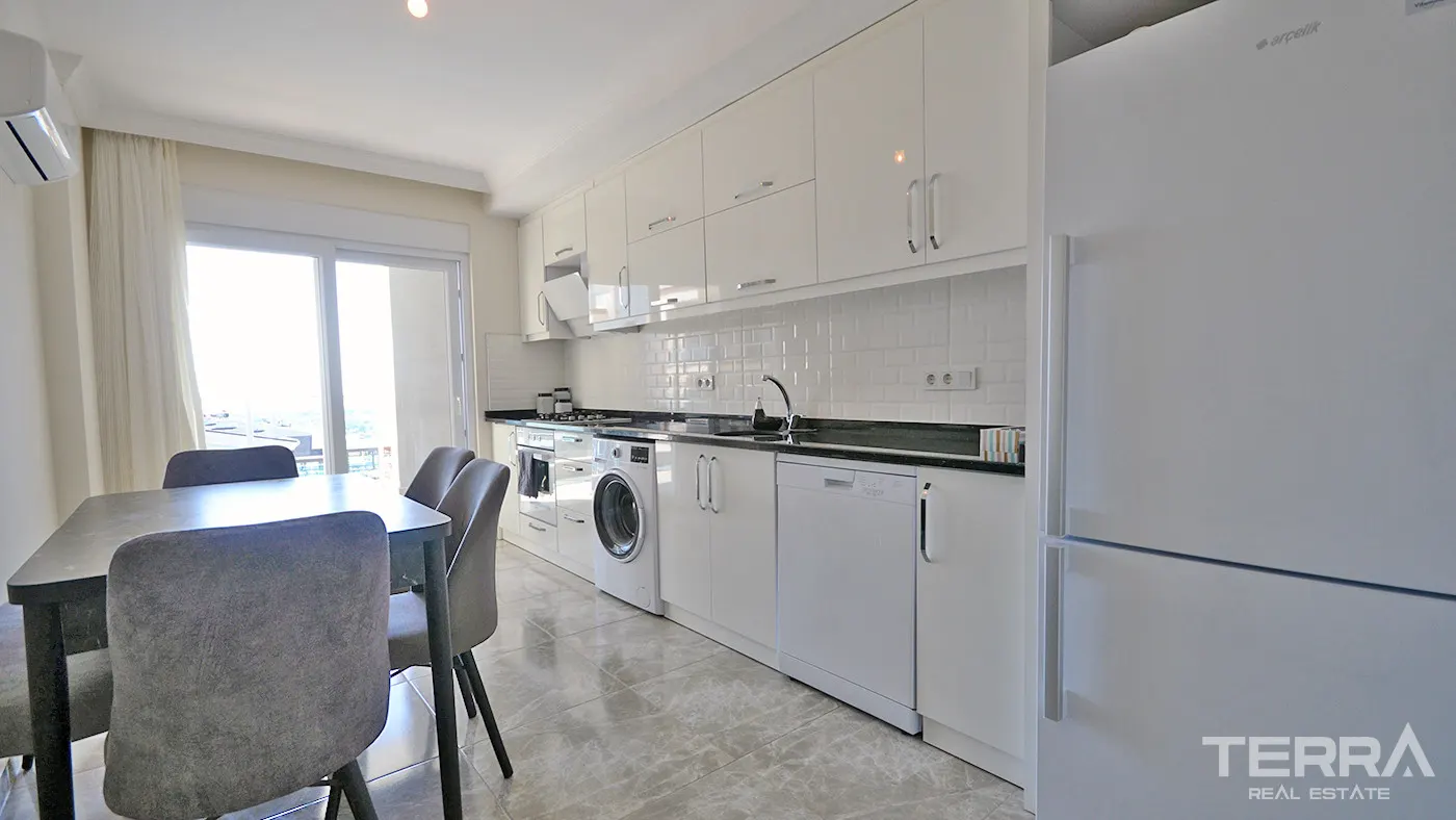 CİKCİLLİ’DE SATILIK 3+1 DENİZ MANZARALI DAİRE