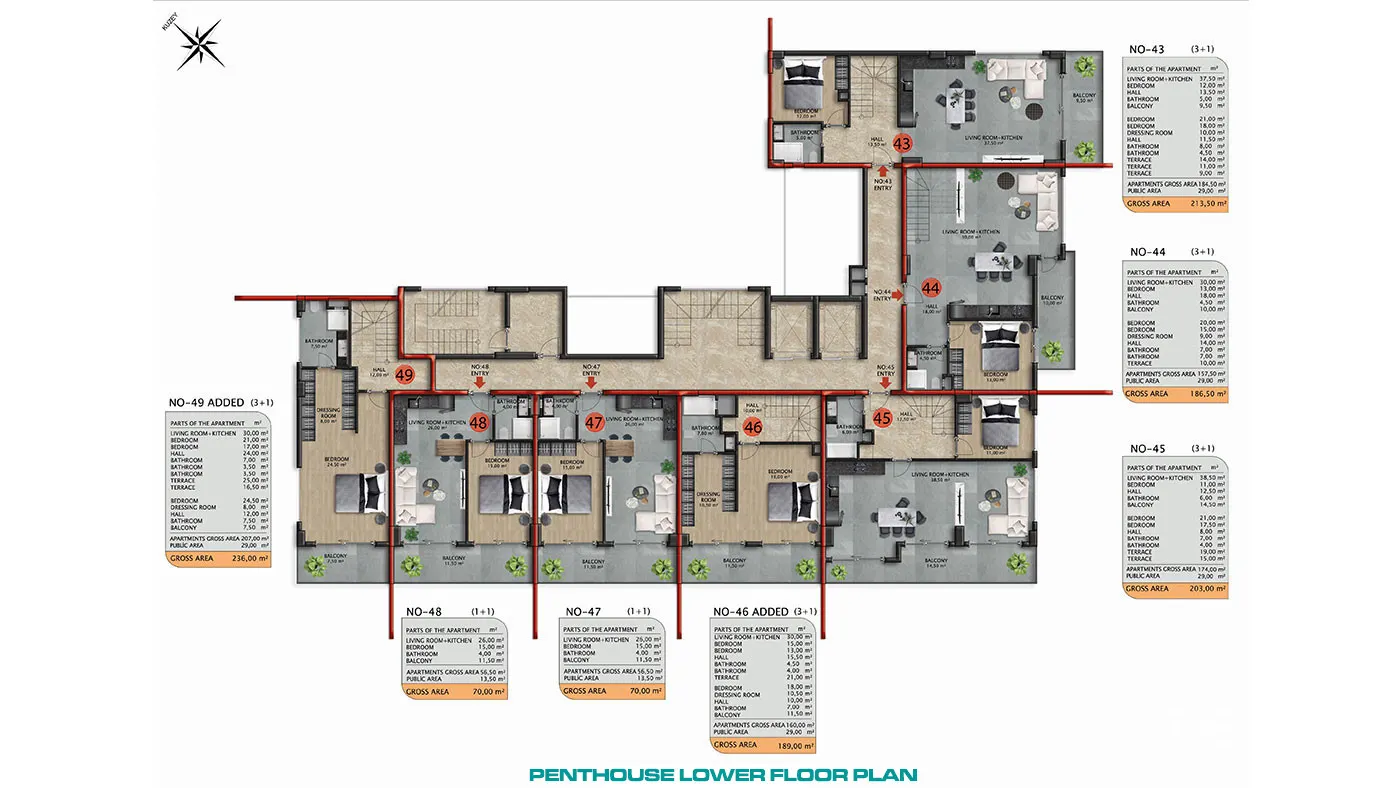 AVSALLAR'DA SATILIK UYGUN FİYATLI 3+1 DUBLEKS DAİRE