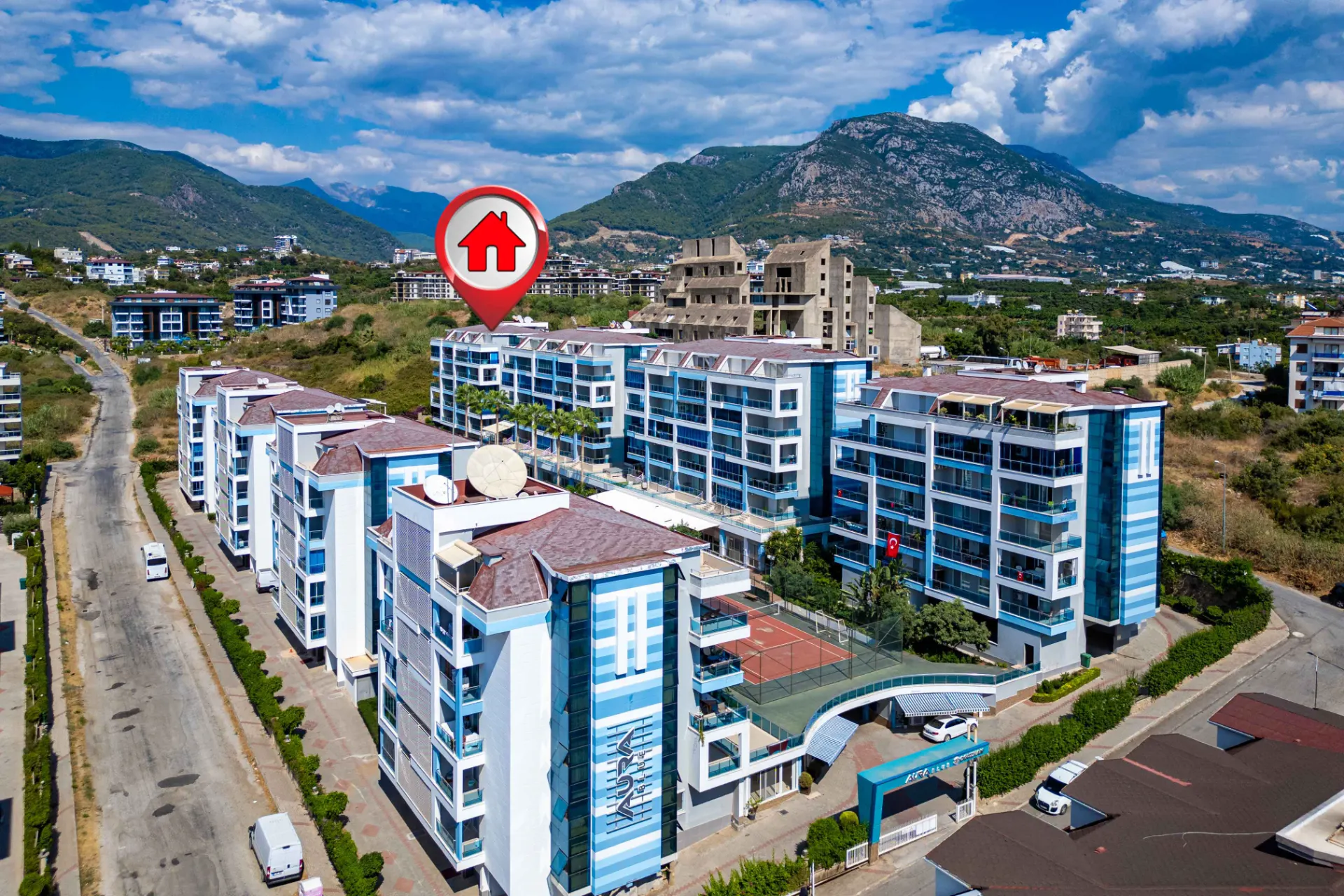 Antalya Alanya Kestel'de Satılık Lüks Daire