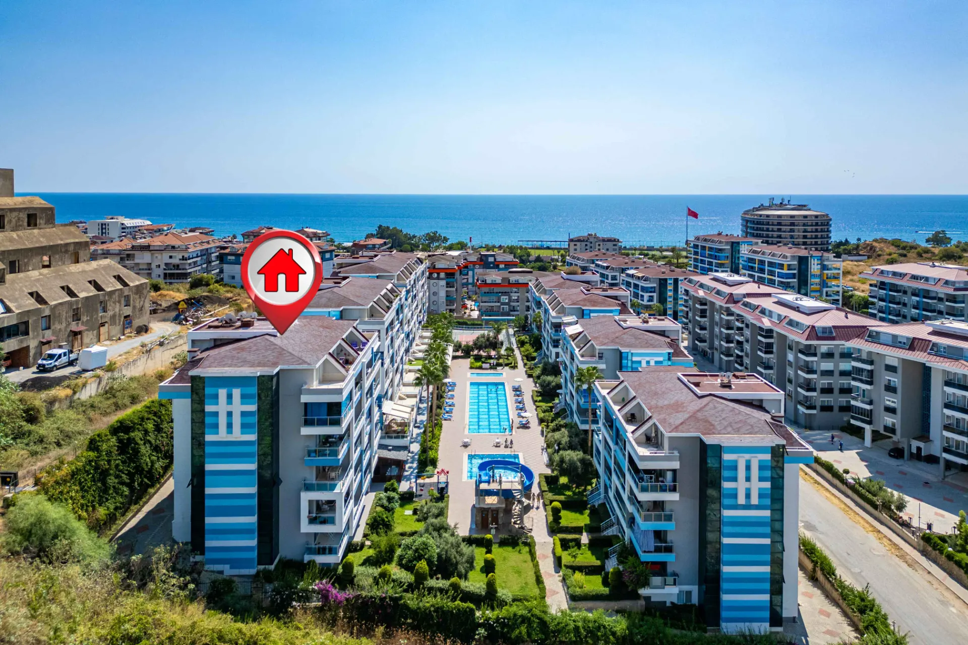 Antalya Alanya Kestel'de Satılık Lüks Daire