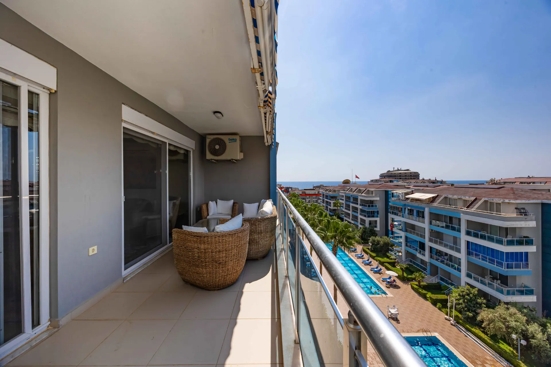 Antalya Alanya Kestel'de Satılık Lüks Daire