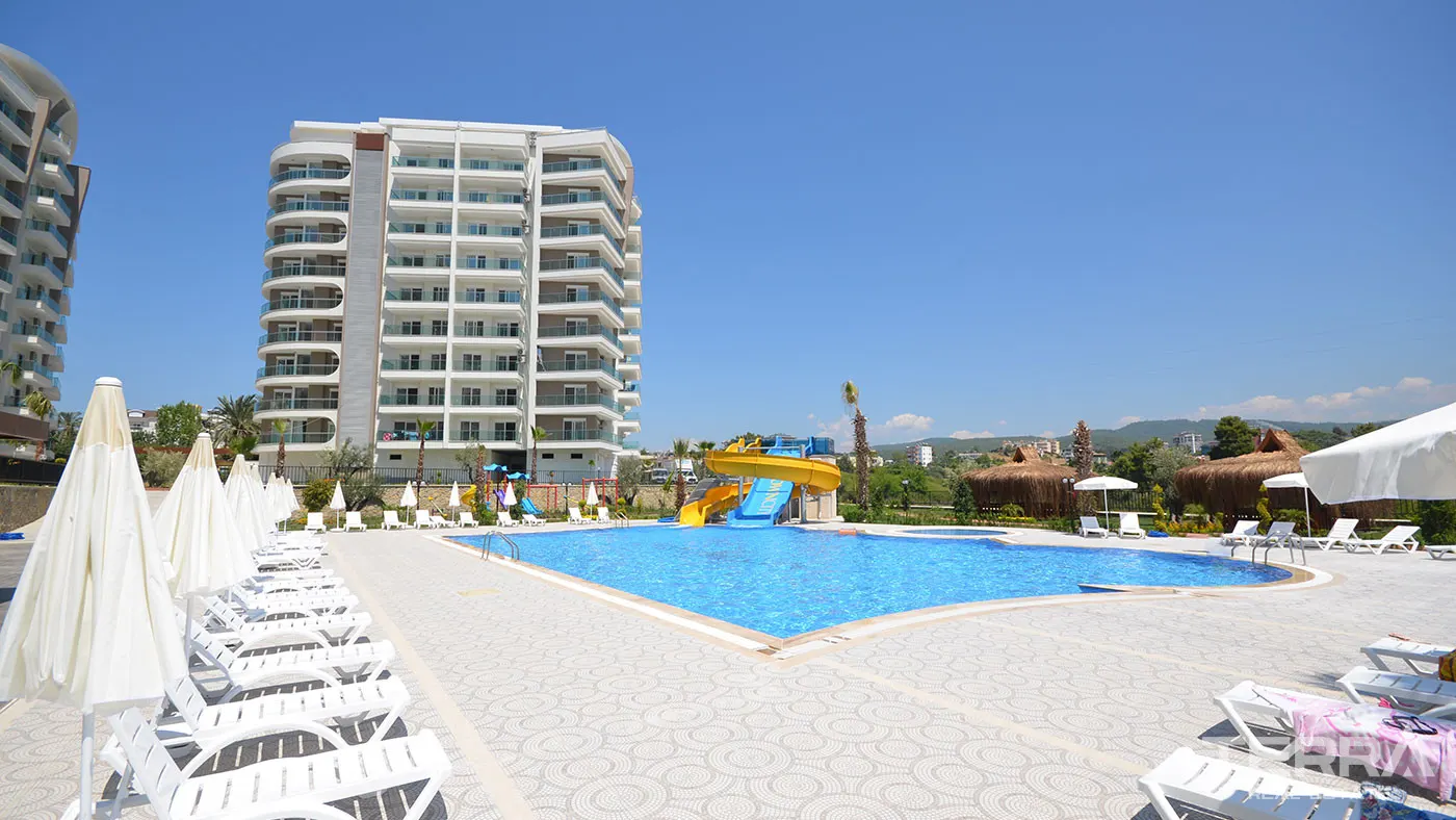 AVSALLAR CROWN CİTY'DE ÇOK UYGUN FİYATA KOMPLE EŞYALI 2+1 DAİRE