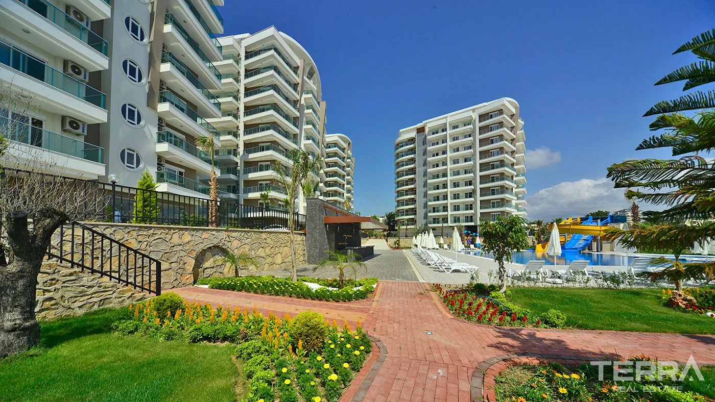 AVSALLAR CROWN CİTY'DE ÇOK UYGUN FİYATA KOMPLE EŞYALI 2+1 DAİRE