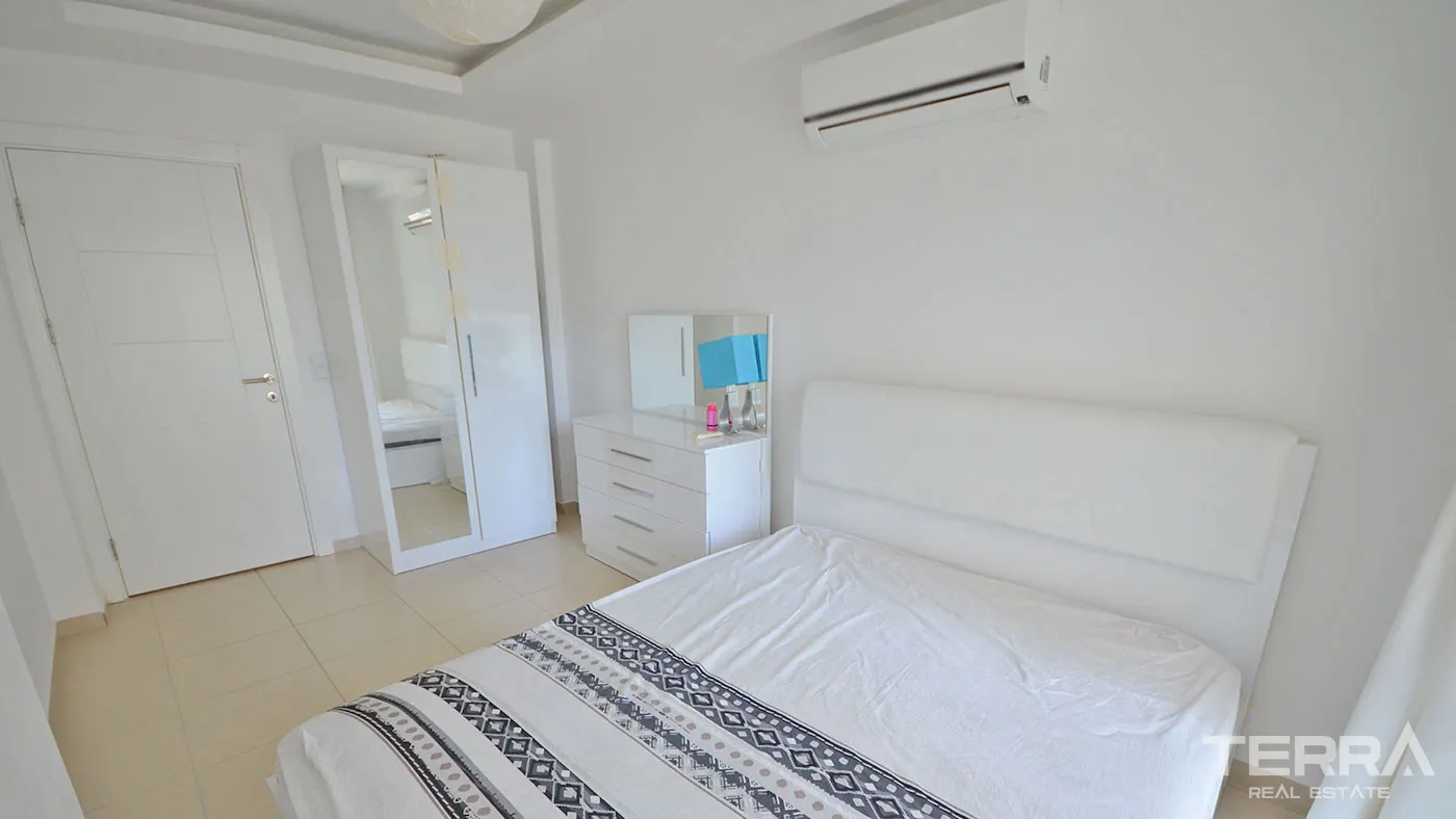 AVSALLAR CROWN CİTY'DE ÇOK UYGUN FİYATA KOMPLE EŞYALI 2+1 DAİRE