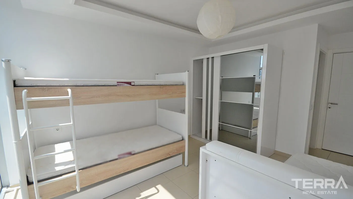 AVSALLAR CROWN CİTY'DE ÇOK UYGUN FİYATA KOMPLE EŞYALI 2+1 DAİRE