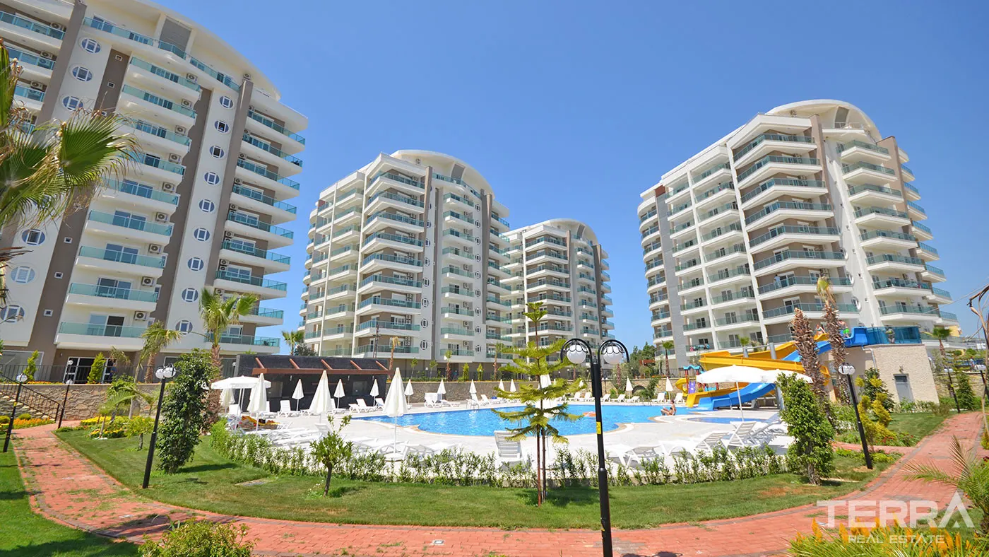 AVSALLAR CROWN CİTY'DE ÇOK UYGUN FİYATA KOMPLE EŞYALI 2+1 DAİRE