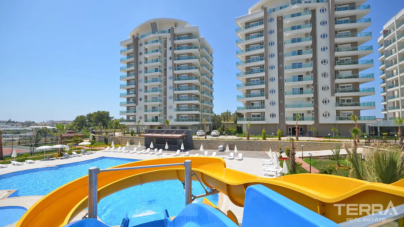 AVSALLAR CROWN CİTY'DE ÇOK UYGUN FİYATA KOMPLE EŞYALI 2+1 DAİRE