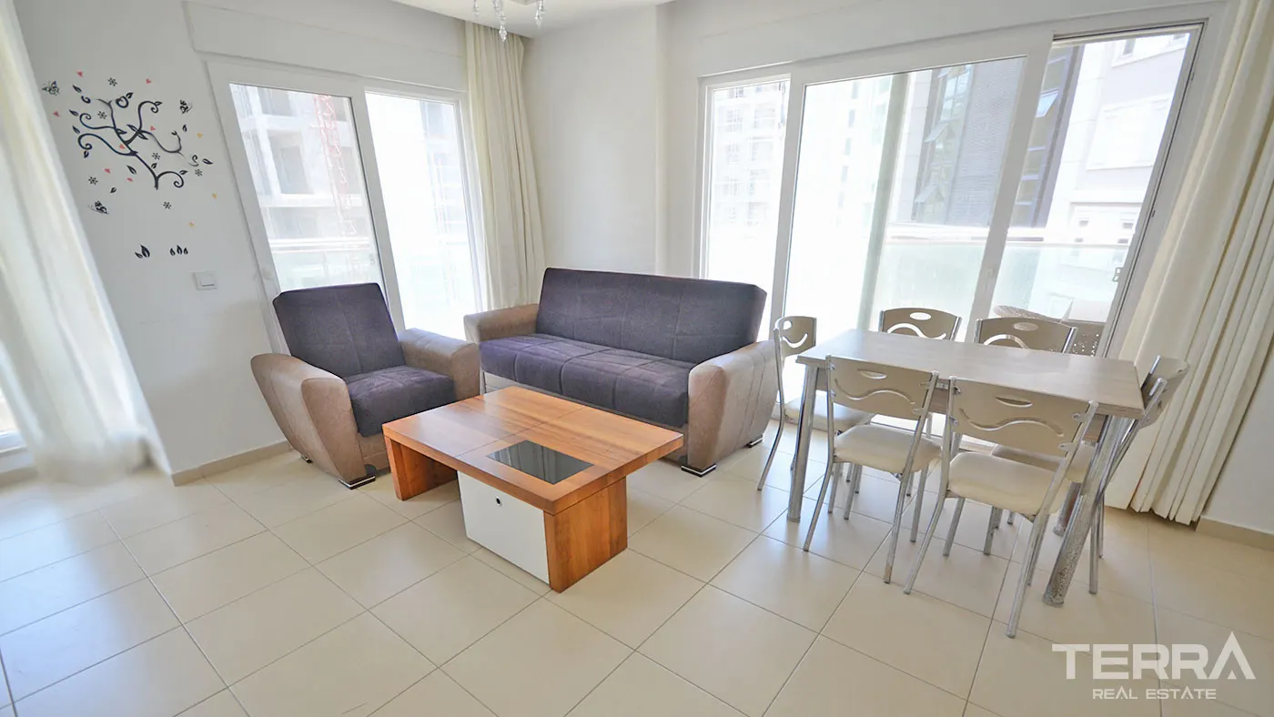 AVSALLAR CROWN CİTY'DE ÇOK UYGUN FİYATA KOMPLE EŞYALI 2+1 DAİRE