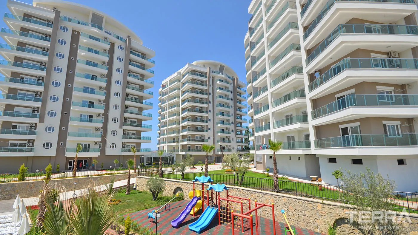 AVSALLAR CROWN CİTY'DE ÇOK UYGUN FİYATA KOMPLE EŞYALI 2+1 DAİRE