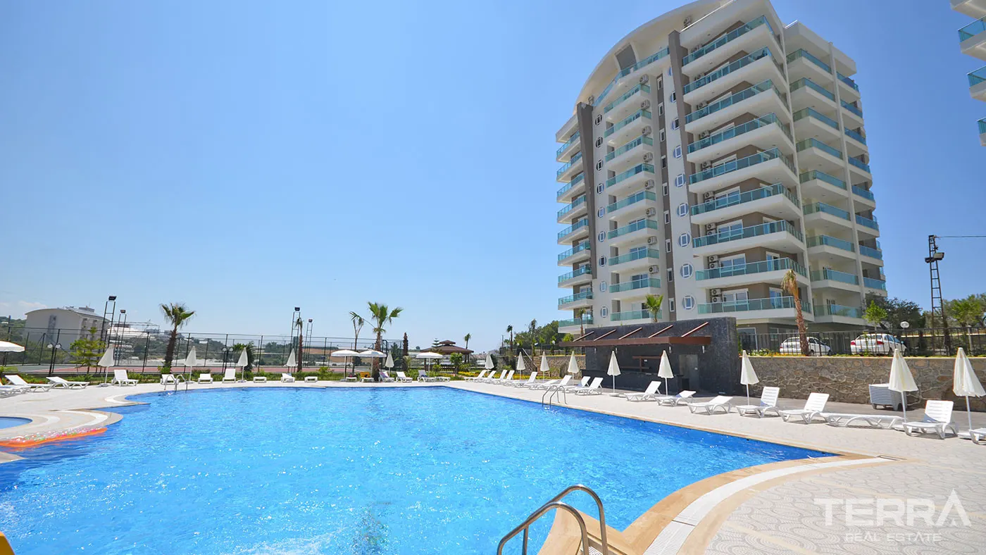 AVSALLAR CROWN CİTY'DE ÇOK UYGUN FİYATA KOMPLE EŞYALI 2+1 DAİRE