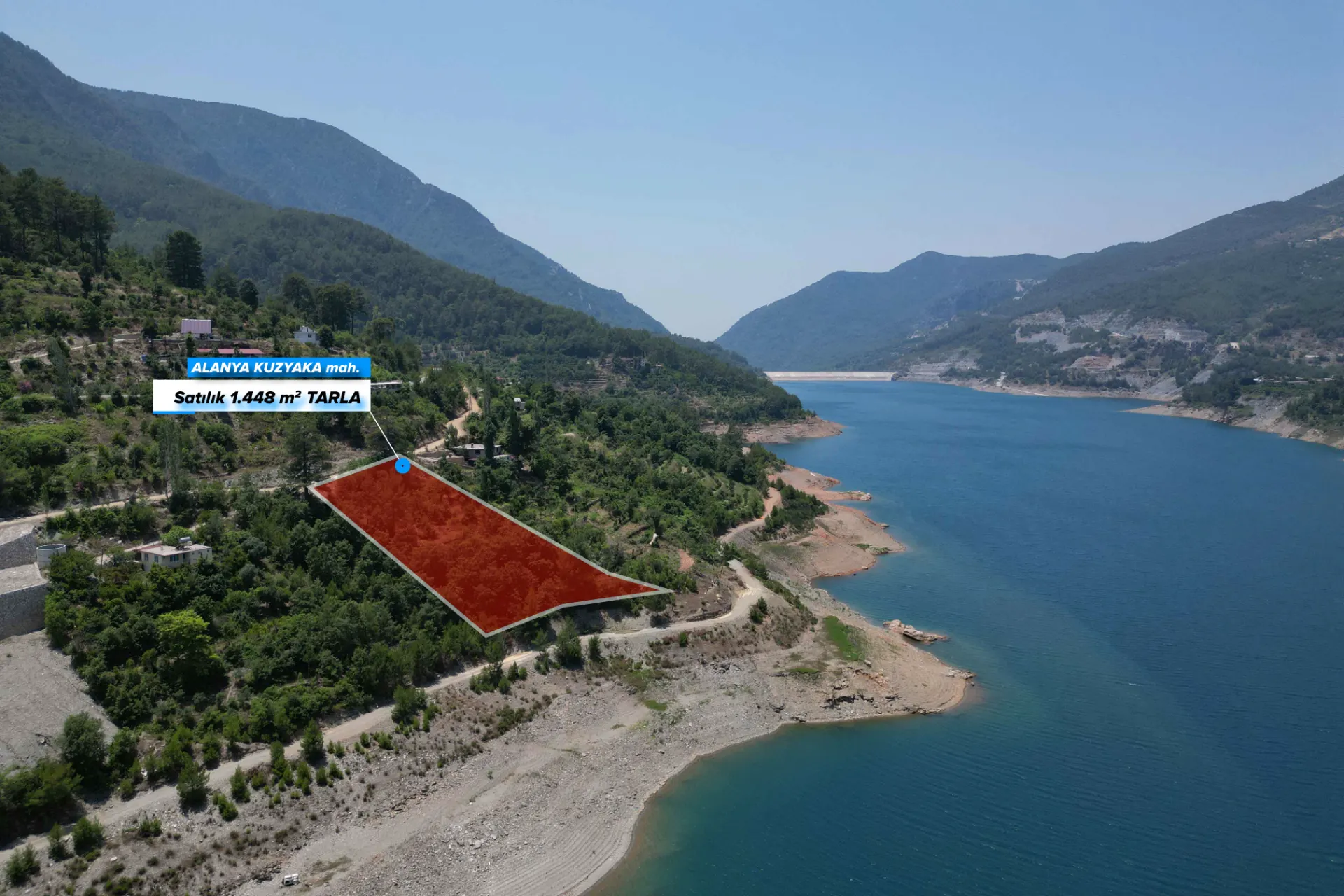 DOĞANIN KALBİ KUZYAKA KÖYÜ MUHTEŞEM KONUMDA 1.447 m²  SATILIK