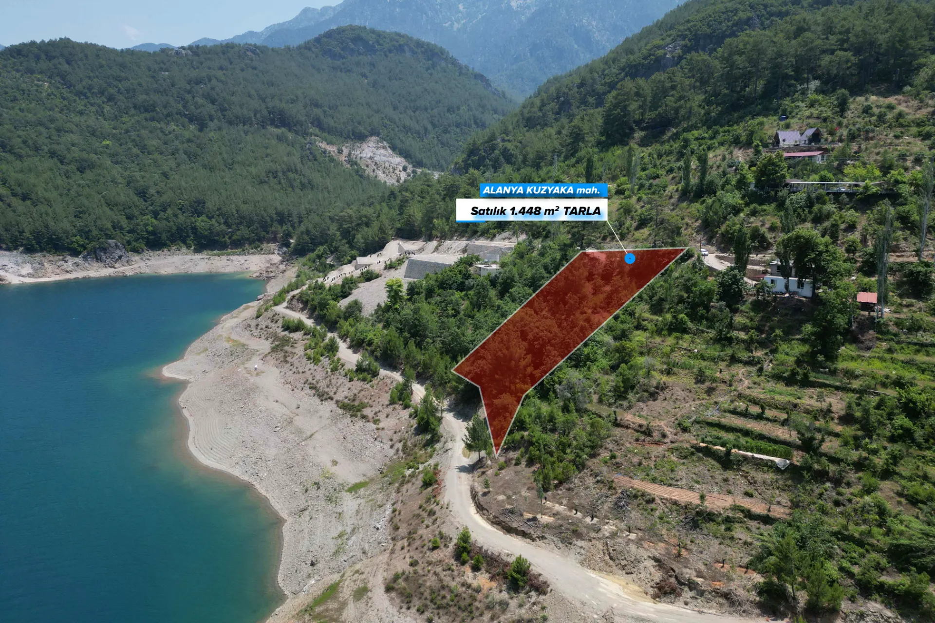 DOĞANIN KALBİ KUZYAKA KÖYÜ MUHTEŞEM KONUMDA 1.447 m²  SATILIK