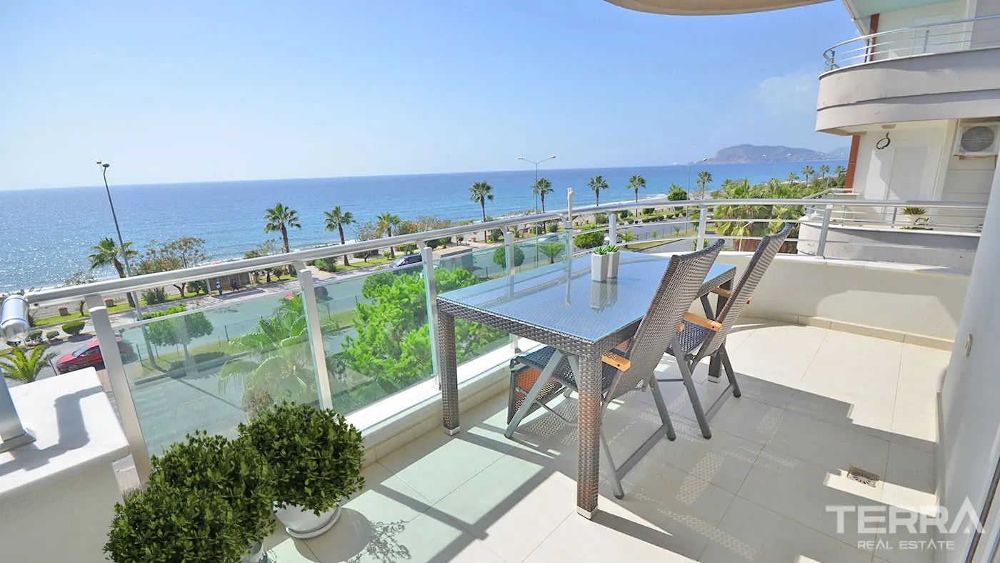 KESTEL'DE DENİZE 50 M MESAFEDE KOMPLE EŞYALI SATILIK DAİRE