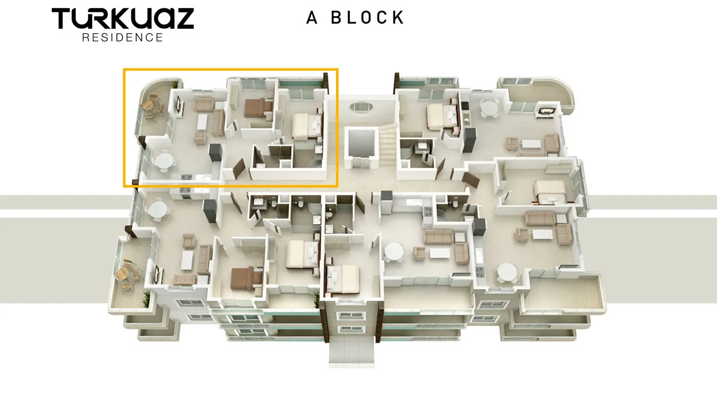 KESTEL'DE DENİZE 50 M MESAFEDE KOMPLE EŞYALI SATILIK DAİRE