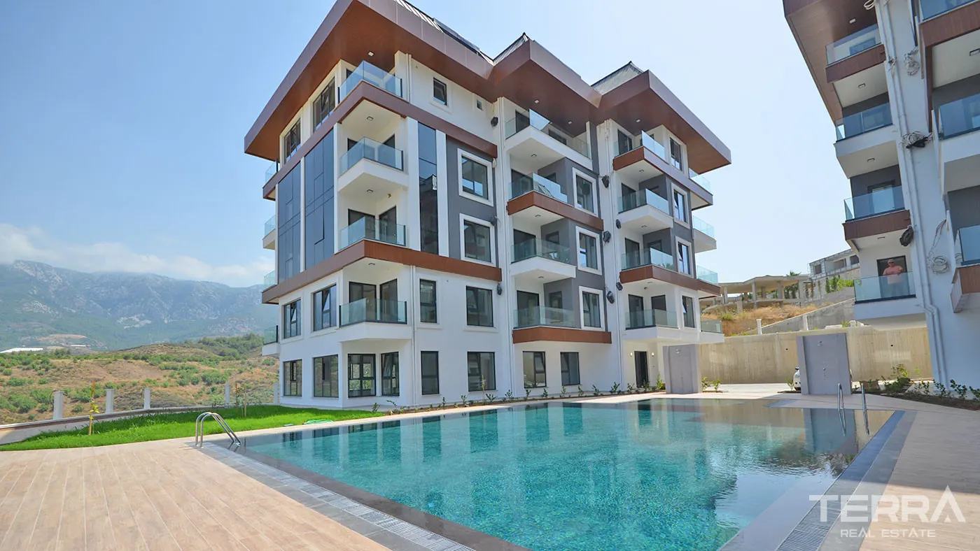 ALANYA KARGICAK’TA GOLD CITY İMKÂNLARINA SAHİP LÜKS 1+1 SATILIK DAİRE