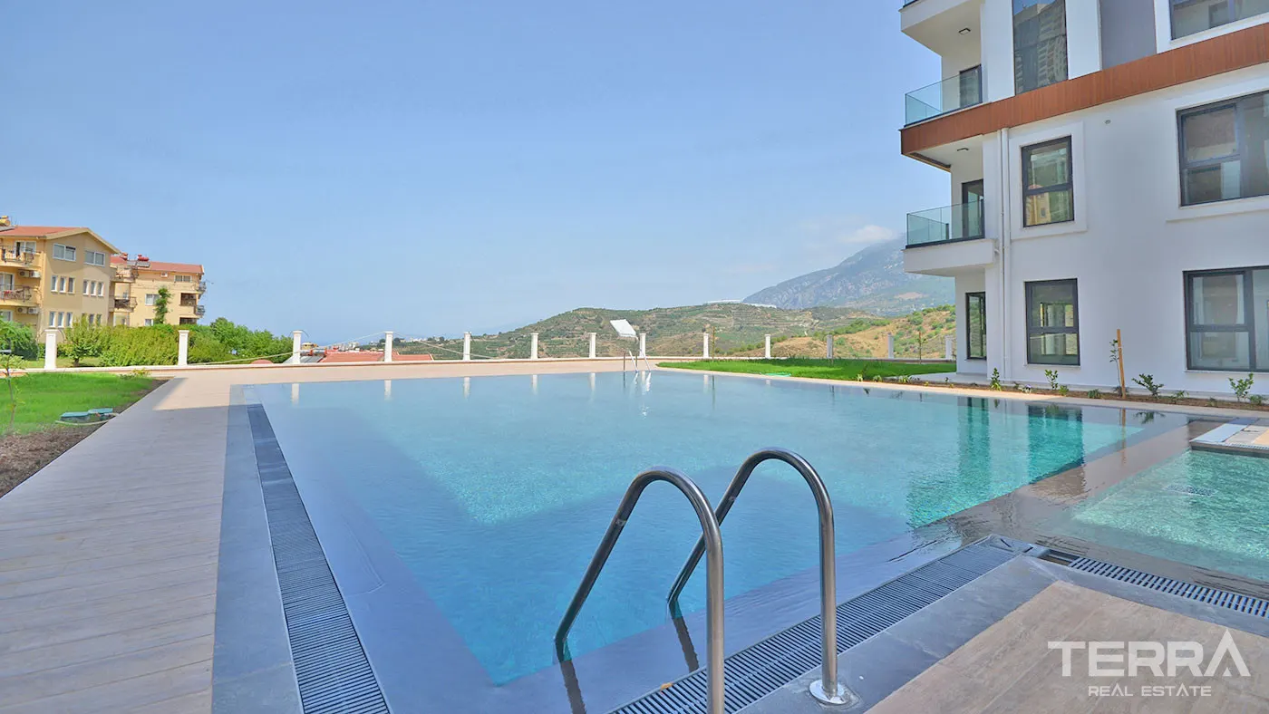 ALANYA KARGICAK’TA GOLD CITY İMKÂNLARINA SAHİP LÜKS 1+1 SATILIK DAİRE
