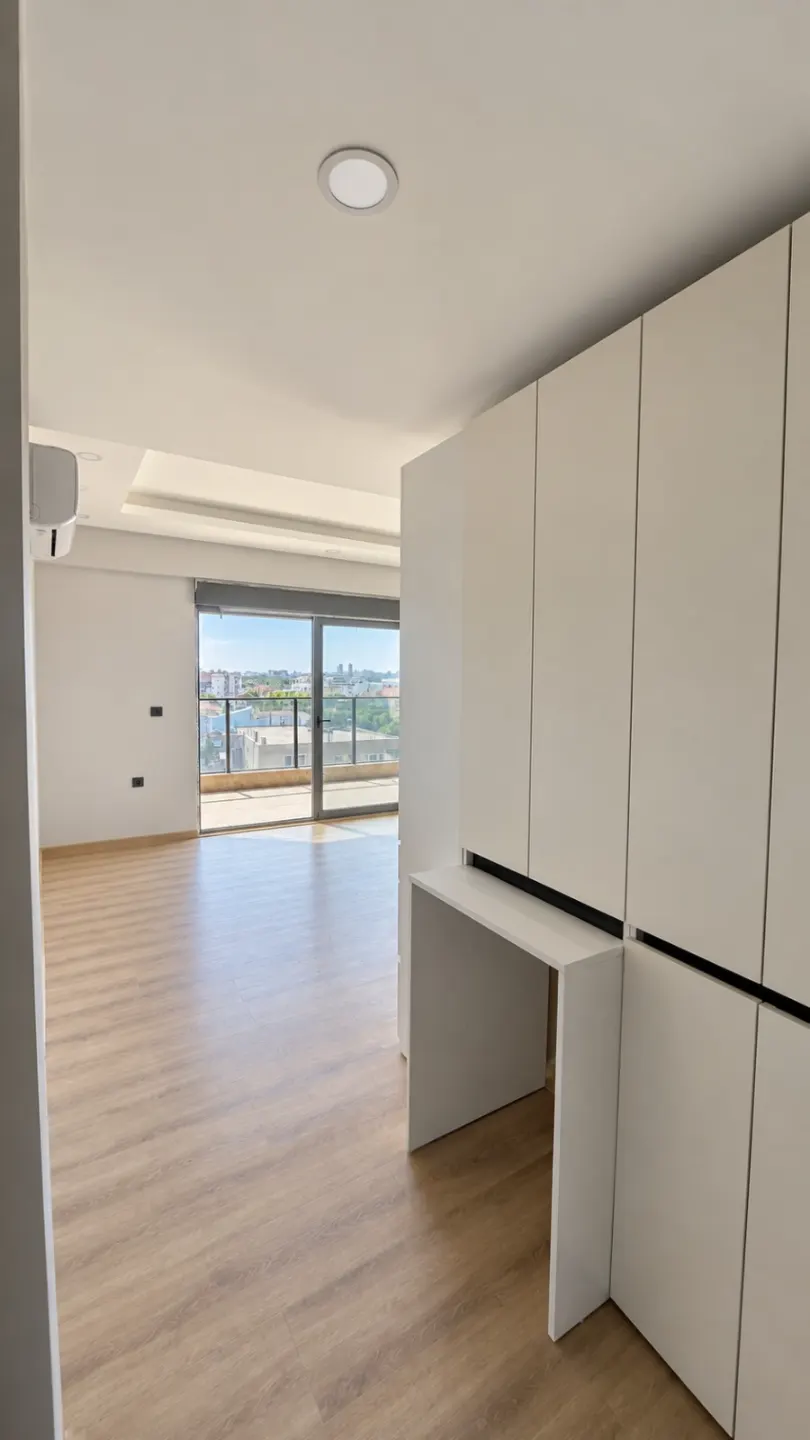 AKSU GÜZELYURT'TA SIFIR, HAVUZLU 2+1 KİRALIK DAİRE